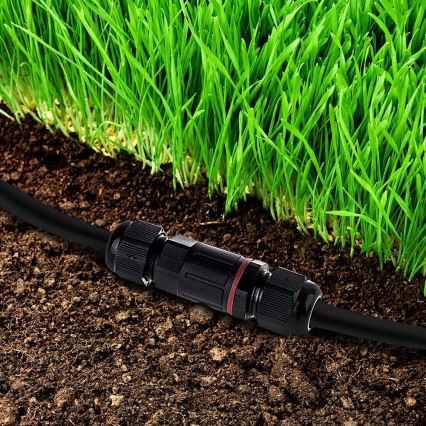 Водоустойчив конектор IP68 черен