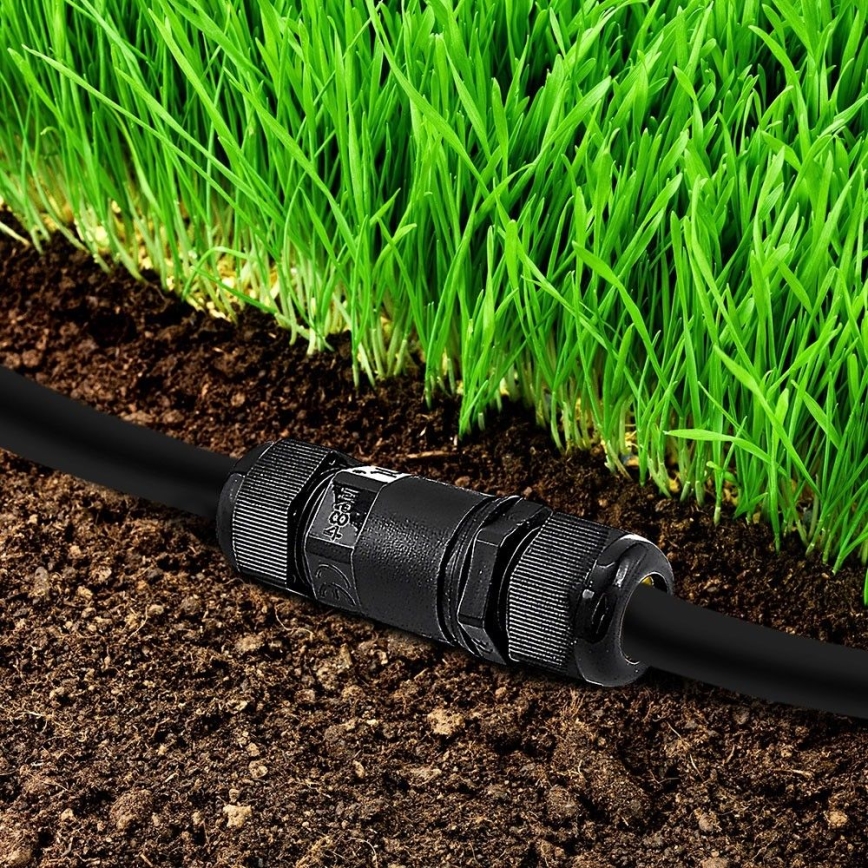 Водоустойчив конектор IP68 черен