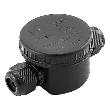 Водоустойчив конектор IP66 черен