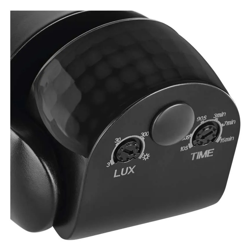 Външен PIR сензор за движение и сумрак 1200W/230V IP65 черен