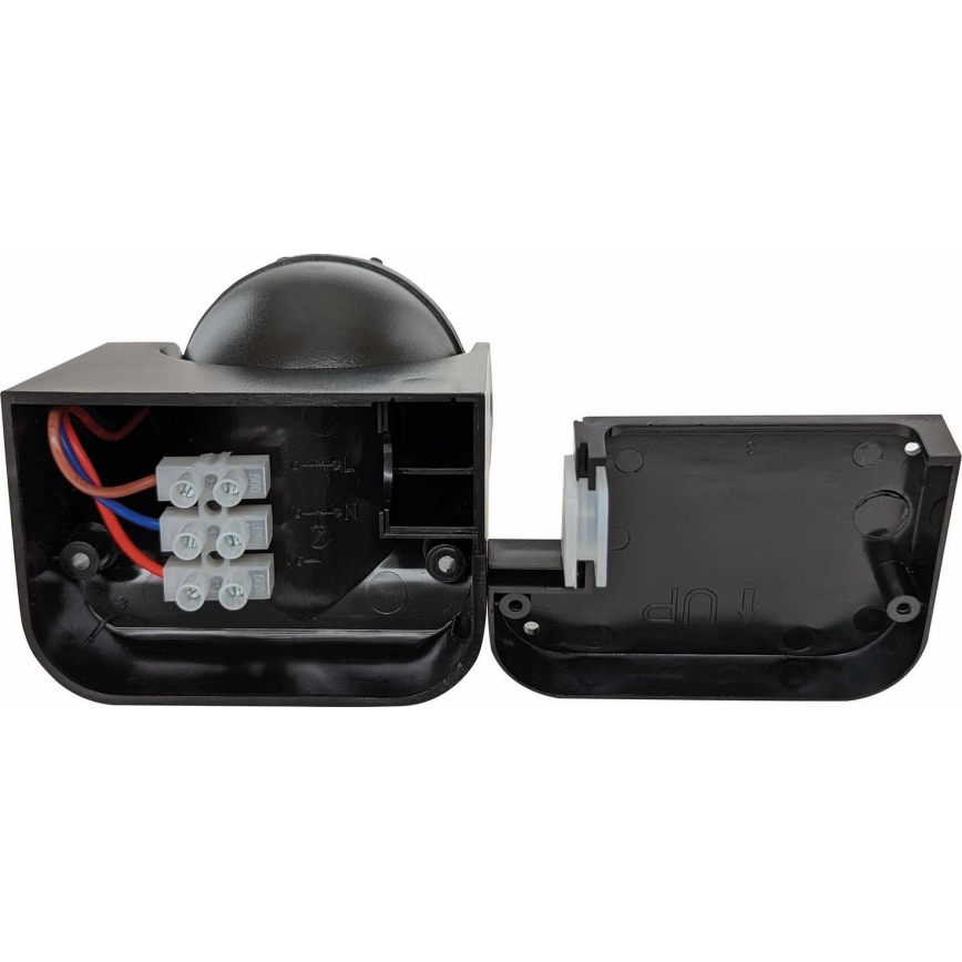 Външен сензор за движение PIR 1200W/230V IP44 черен