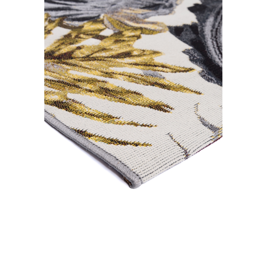 Външен килим CAPPUCCINO 120x180 см златист/сив