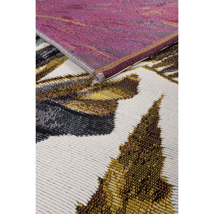 Външен килим CAPPUCCINO 120x180 см златист/сив