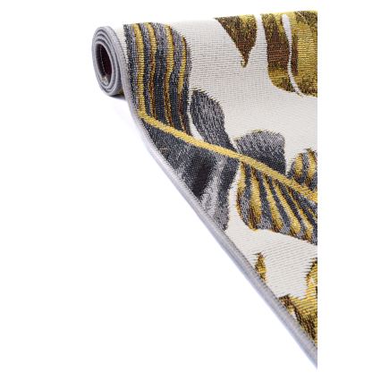 Външен килим CAPPUCCINO 80x165 см златист/сив