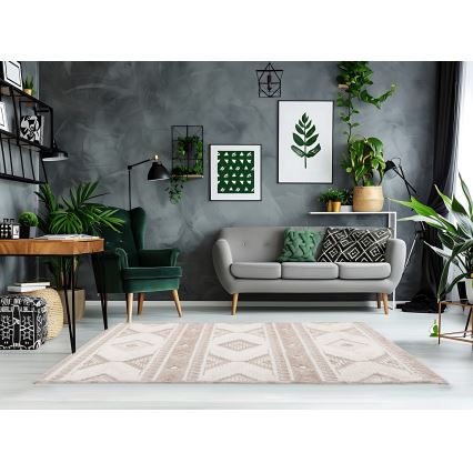 Външен килим CHIARA 80x150 см бежов