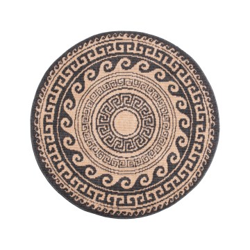 Външен килим DELMAR 80 см кафяв/бежов