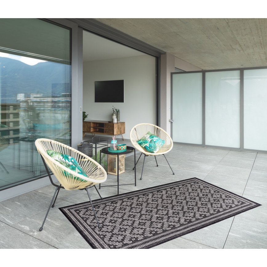 Външен килим EXPRESS NEW OUTDOOR 120x160 см антрацит