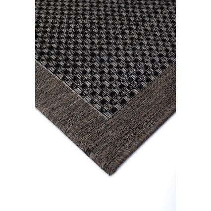 Външен килим EXPRESS NEW OUTDOOR 80 x 150 см, антрацит/кафяв