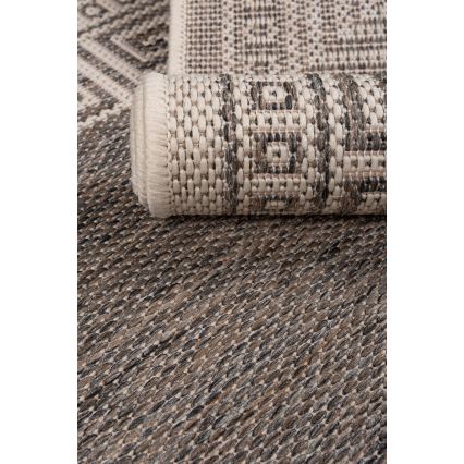 Външен килим EXPRESS NEW OUTDOOR 80x150 см сив/бежов