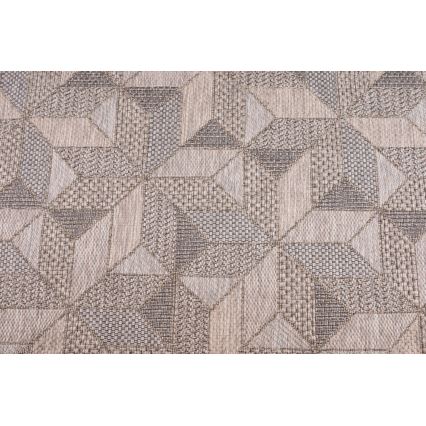 Външен килим ORIA 160x220 см, сив/бежов