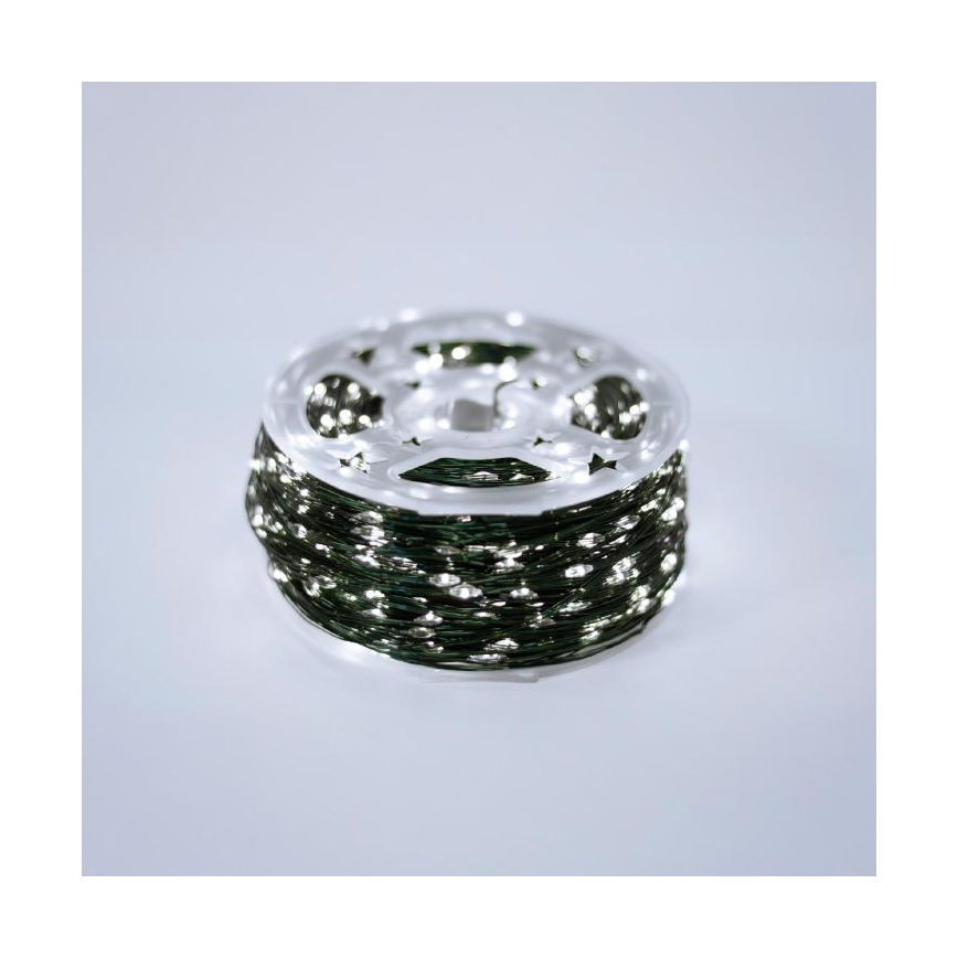 LED външна коледна гирлянда 1000xLED/230V 8 режима 53 m IP44 студено бяла + дистанционно управление