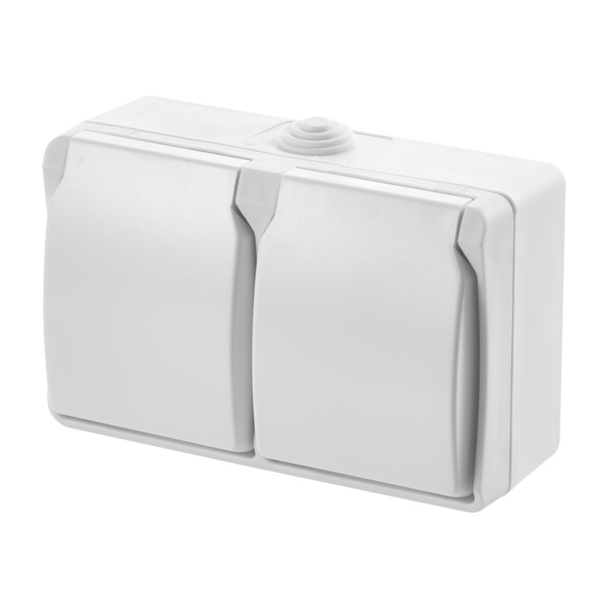 Външен контакт 2xFRENCH 250V / 16A IP44