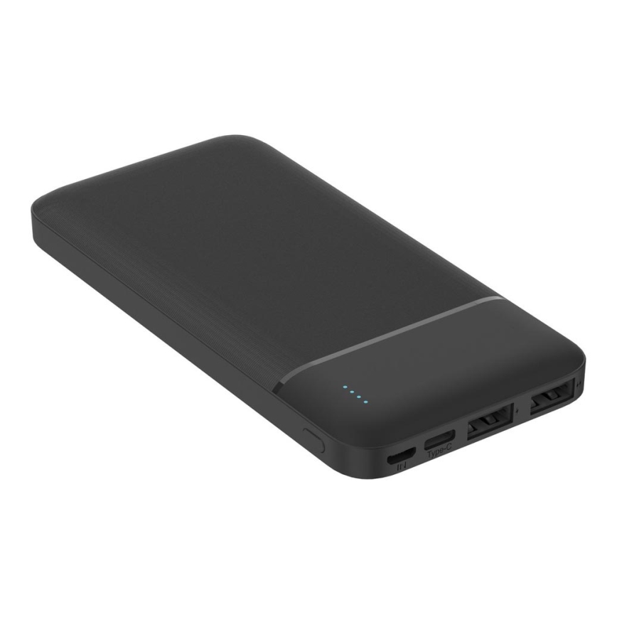 Външна батерия 10000 mAh 5V черен