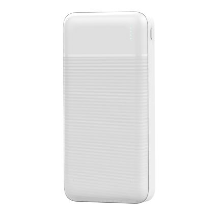 Външна батерия 20000 mAh 3,7V бяла