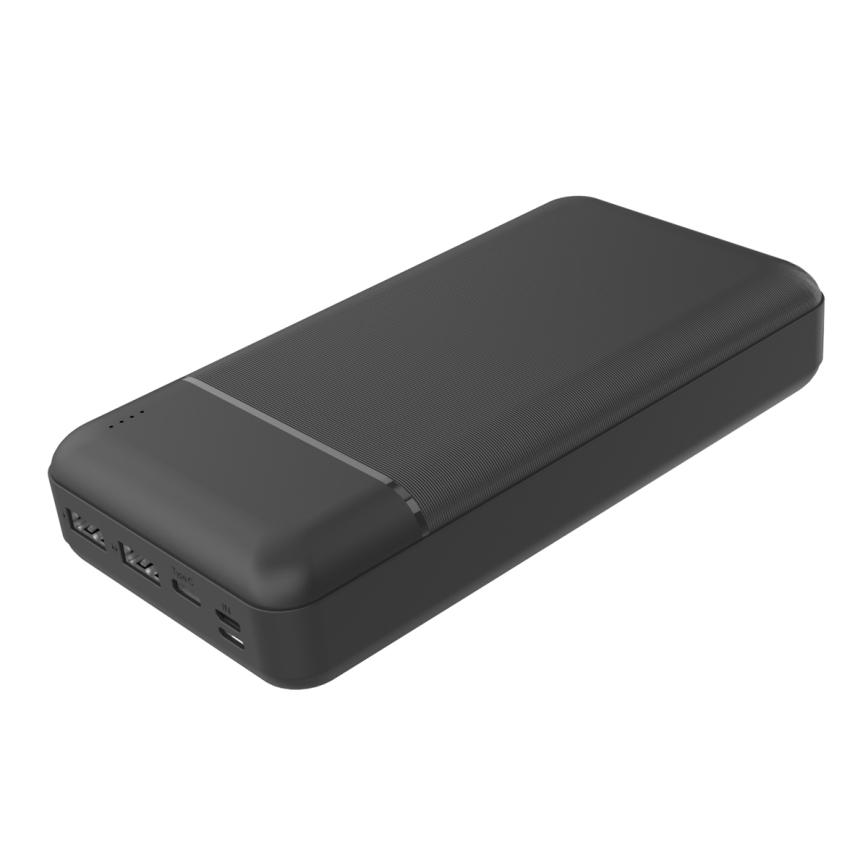 Външна батерия 30000 mAh 3,7V черна