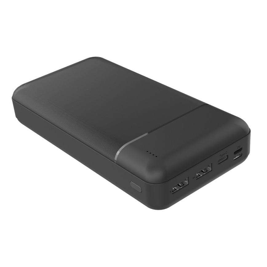 Външна батерия 30000 mAh 3,7V черна