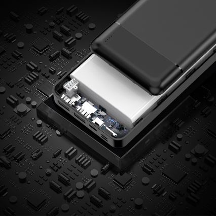 Външна батерия 30000 mAh 3,7V черна