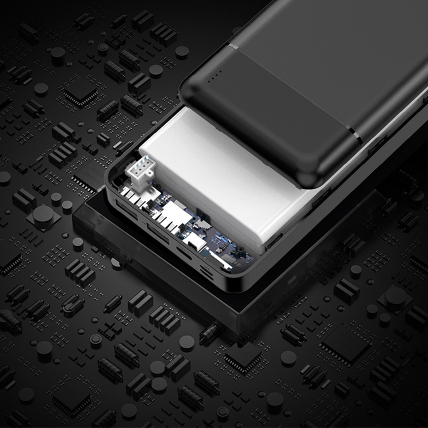 Външна батерия 30000 mAh 3,7V черна