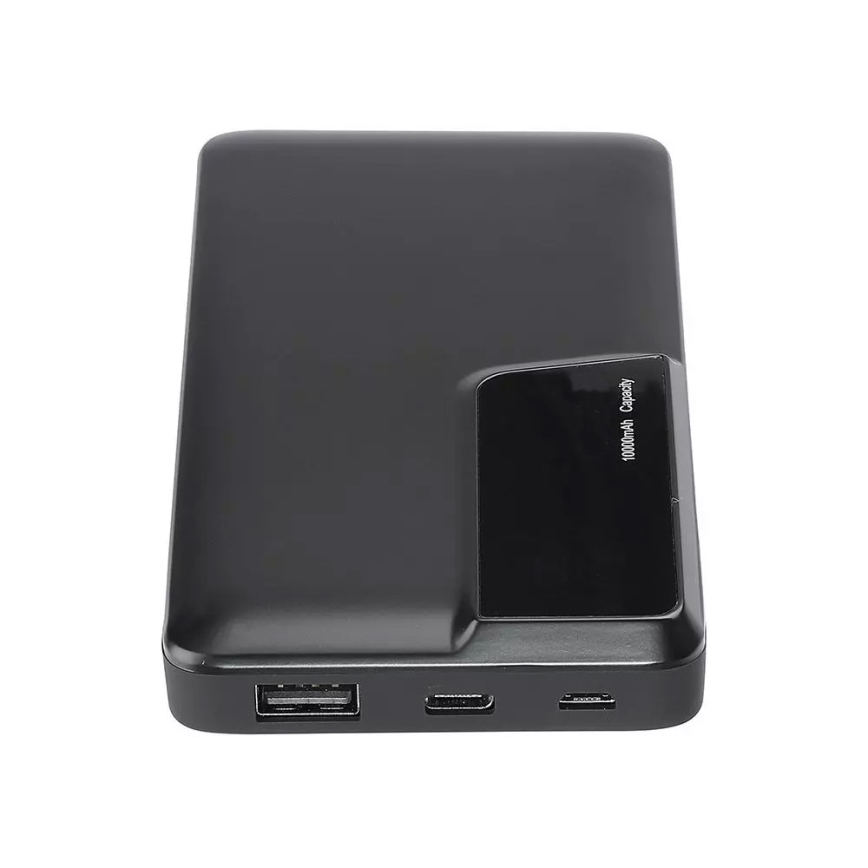 Външна батерия с дисплей 10000mAh/3,7V черна
