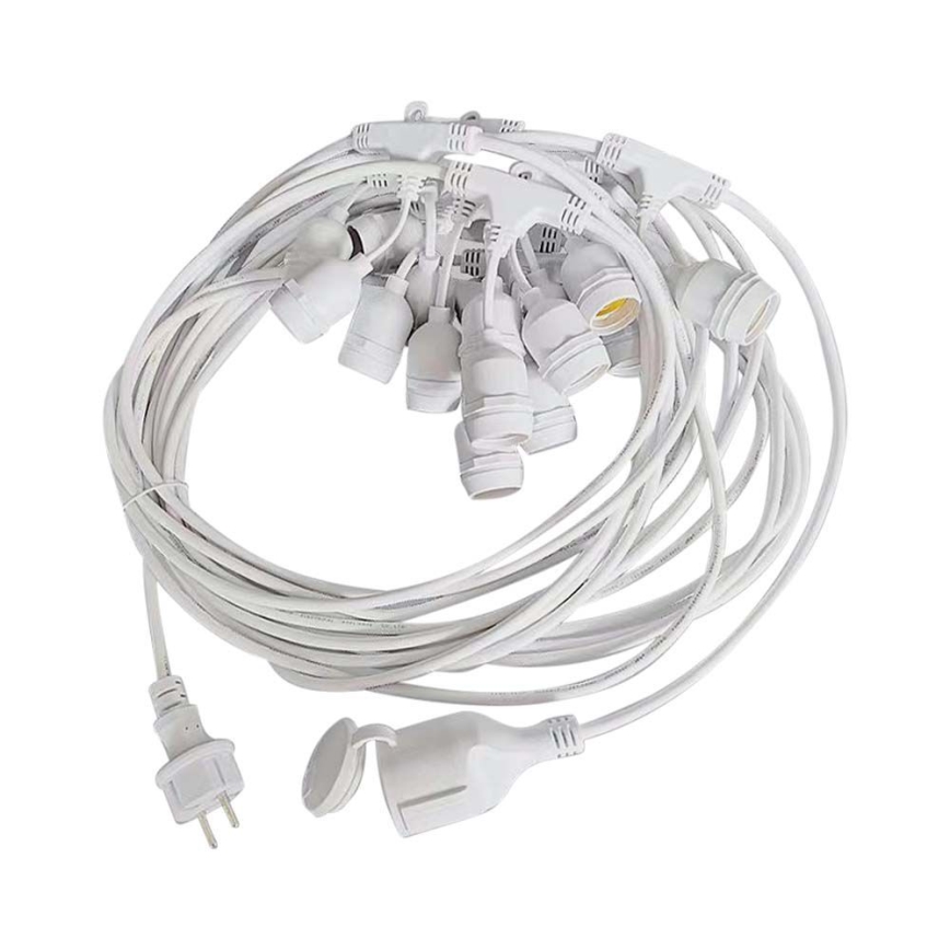Външна гирлянда STRING 15xE27/40W/230V 15m IP65