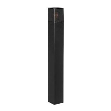 Външна лампа 1xE27/40W/230V IP44, 80 см, черна/димна