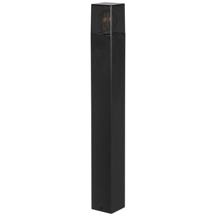Външна лампа 1xE27/40W/230V IP44, 80 см, черна/димна