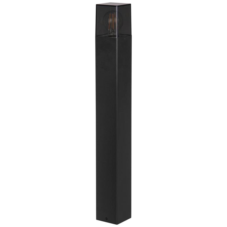 Външна лампа 1xE27/40W/230V IP44, 80 см, черна/димна
