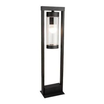Външна лампа 1xE27/60W/230V IP44 черна/димчато-кафява