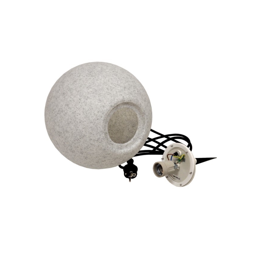 Външна лампа 1xE27/60W/230V IP44, диаметър 30 см