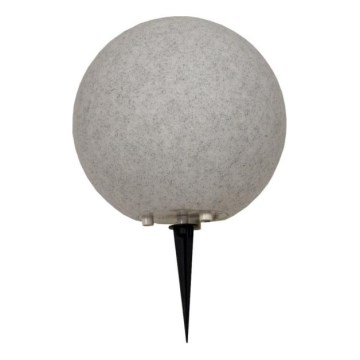 Външна лампа KULA 1xE27/60W/230V Ø 30 см IP44 сива