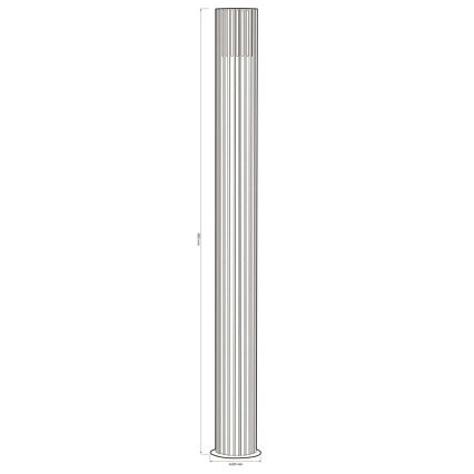 Външна лампа KUUSAMO 1xE27/20W/230V 74 см IP54 антрацит