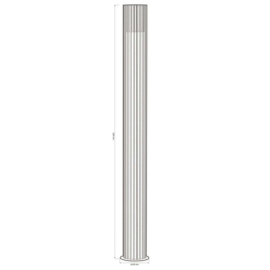 Външна лампа KUUSAMO 1xE27/20W/230V 74 см IP54 антрацит