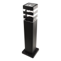 Външна лампа SANTA 1xE27/60W/230V, 50 см, IP54, черна
