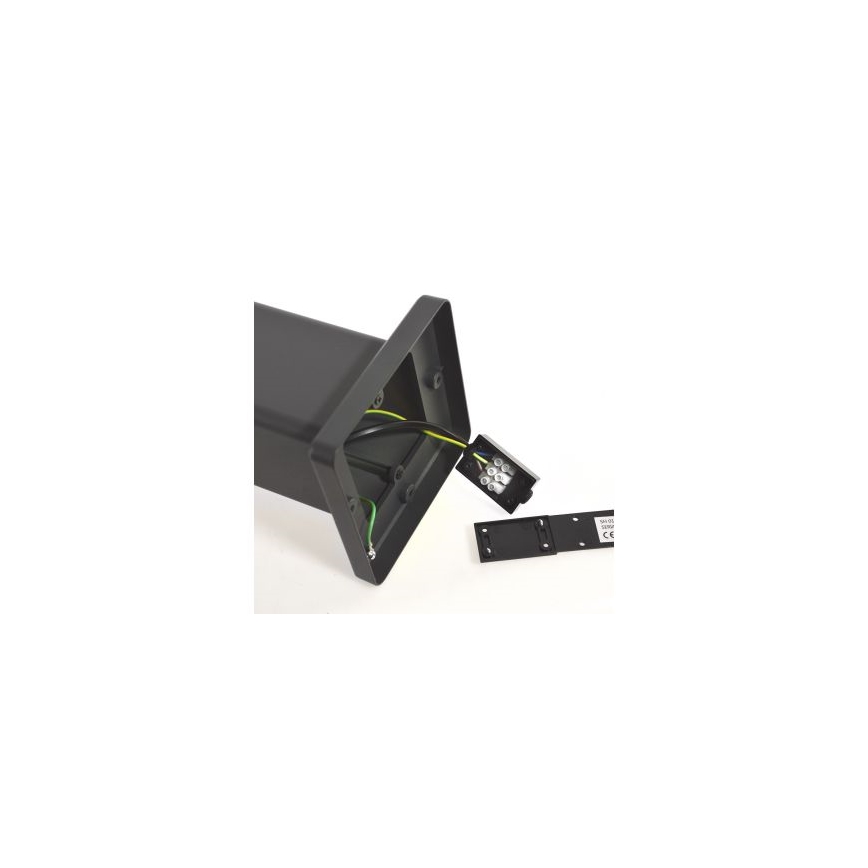 Външна лампа SANTA 1xE27/60W/230V, 50 см, IP54, черна
