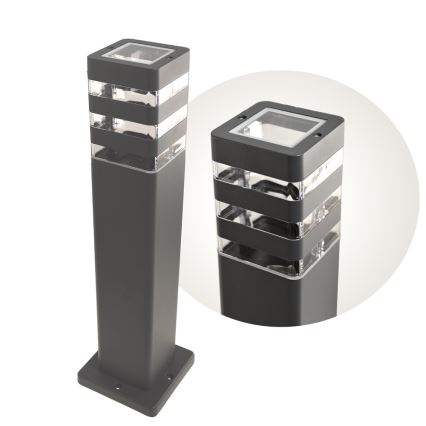 Външна лампа SANTA, 1x E27, 60 W, 230 V, 50 см, IP54, антрацит