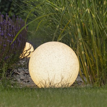 Външна лампа STONO 1xE27/15W/230V Ø 31,5 cm IP65