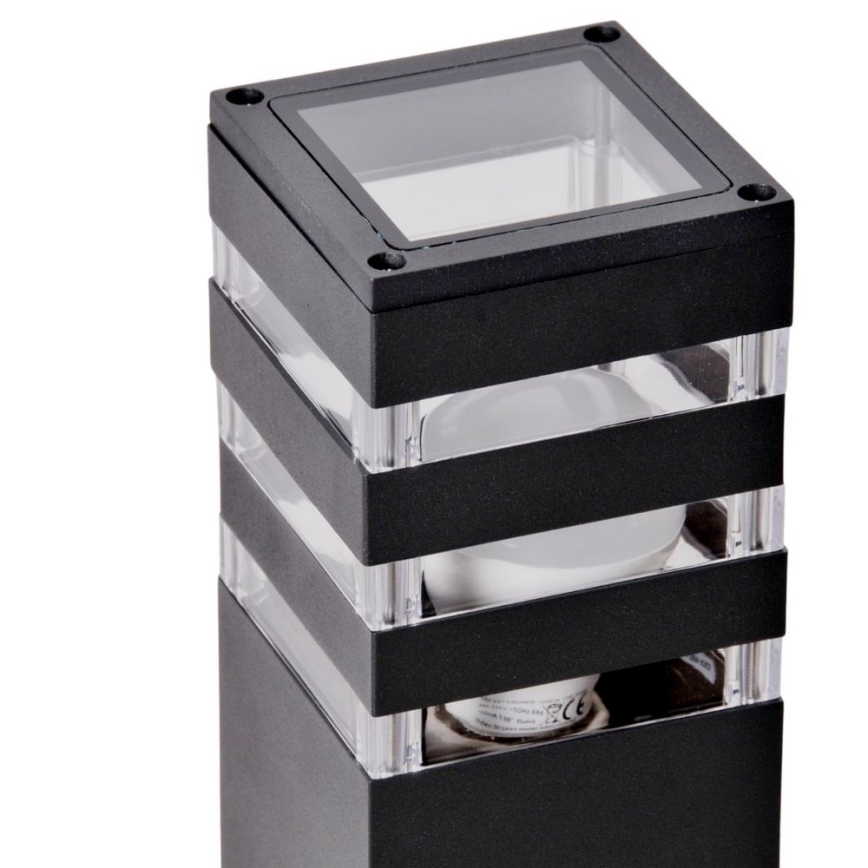 Външна лампа с сензор TEKSAS 1xE27/12W/230V IP44 44 см антрацит