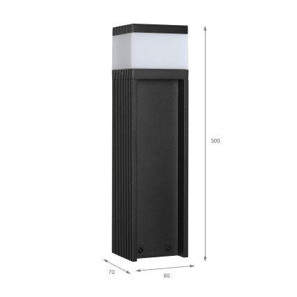 Външна лампа VESPER 1xG9/5W/230V IP44 30 см черна