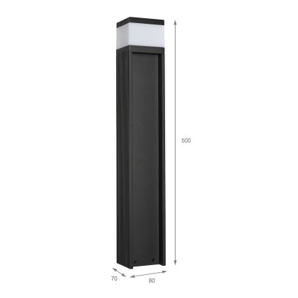 Външна лампа VESPER 1xG9/5W/230V IP44 50 cm черна
