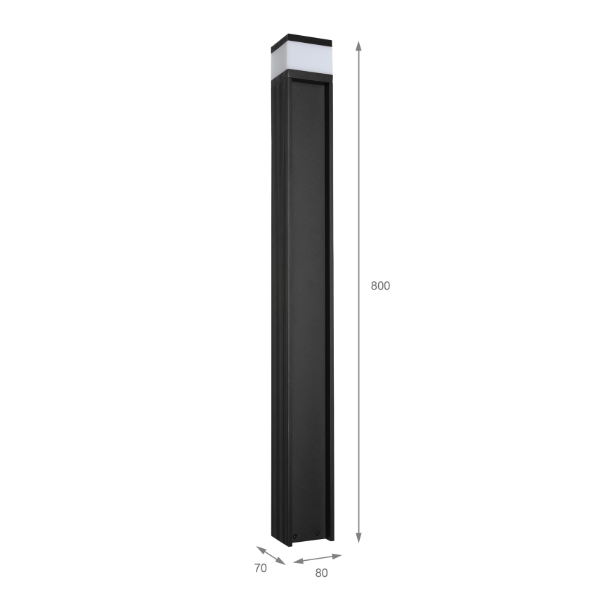 Външна лампа VESPER 1xG9/5W/230V IP44 80 см черна