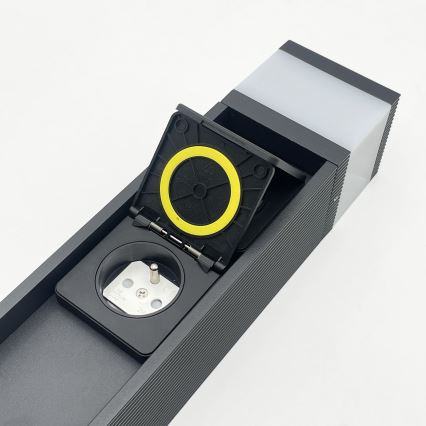 Външна лампа VESPER с 2 гнезда, 1xG9/5W/230V, IP44, 30 см, черна