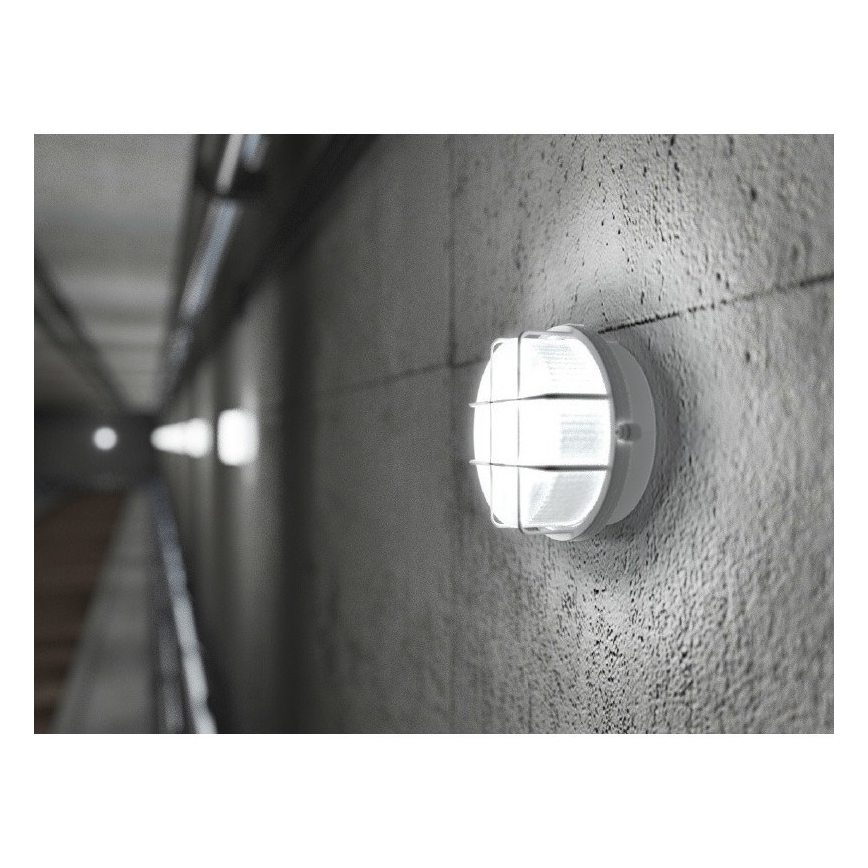 Външна лампа за таван 1xE27/100W/230V червена IP44