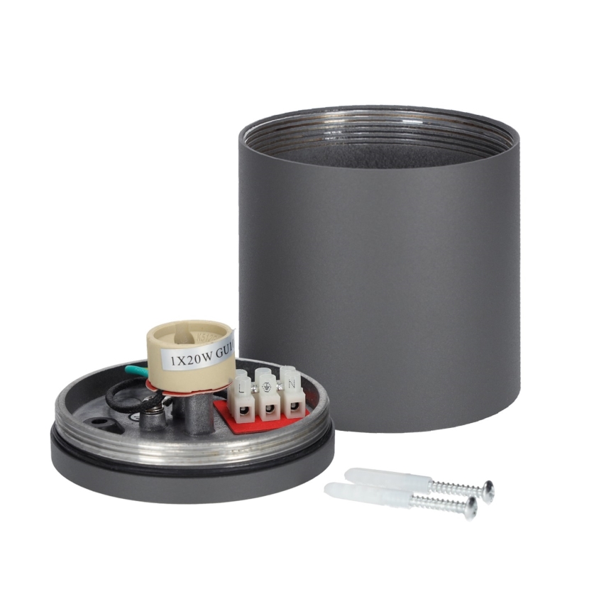 Външна лампа за таван QUAZAR 1xGU10/20W/230V IP44