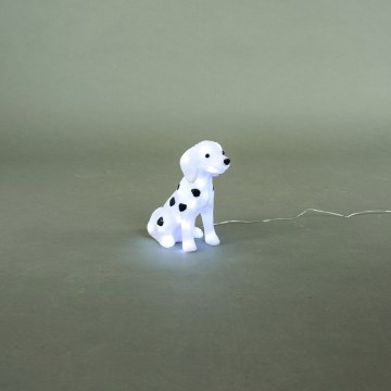 Външна LED декорация 30xLED/3,6W/230V IP44 студено бяло с далматинска шарка