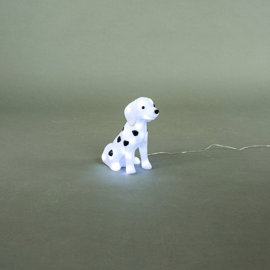 Външна LED декорация 30xLED/3,6W/230V IP44 студено бяло с далматинска шарка