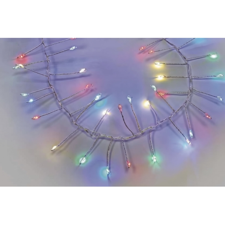 Външна LED гирлянда 1920xLED/8 функции 19,2m IP44 многоцветна