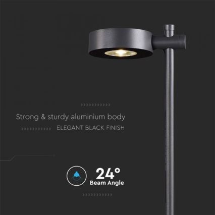 Външна LED лампа LED/7W/230V 4000K IP65 черна