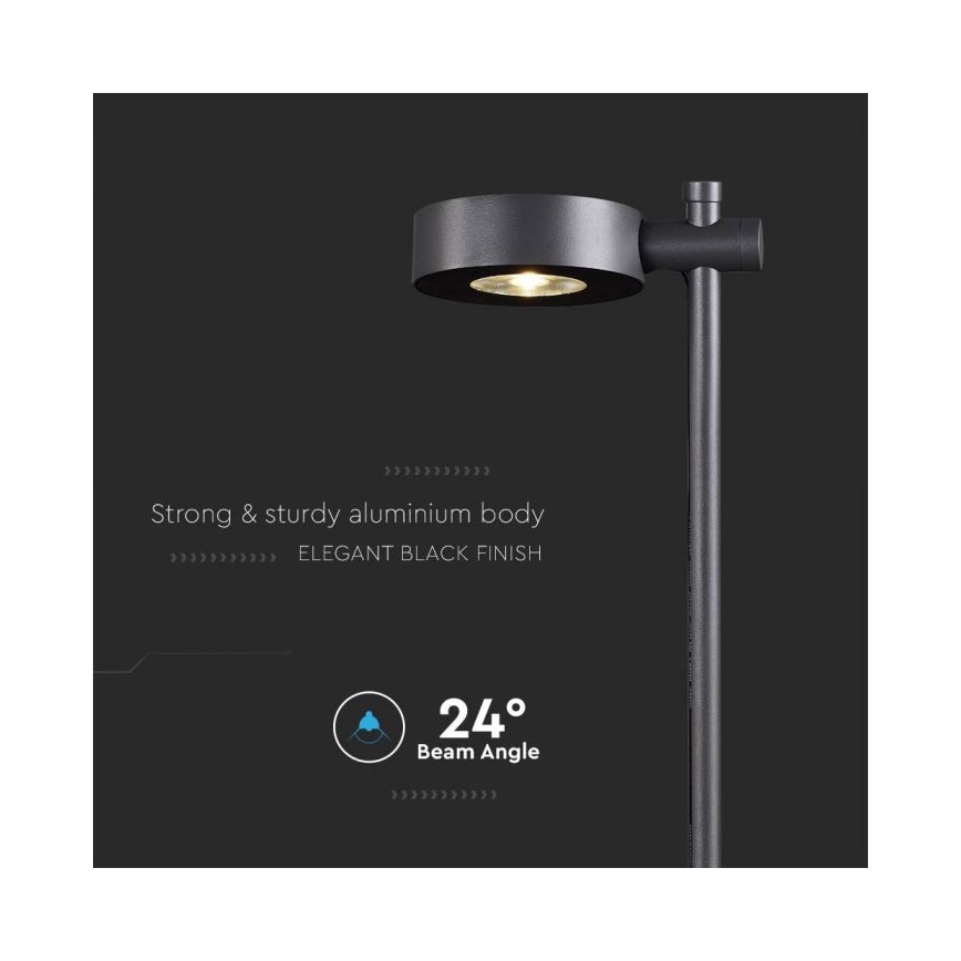 Външна LED лампа LED/7W/230V 4000K IP65 черна