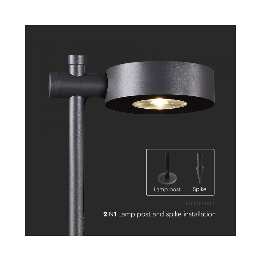 Външна LED лампа LED/7W/230V 4000K IP65 черна