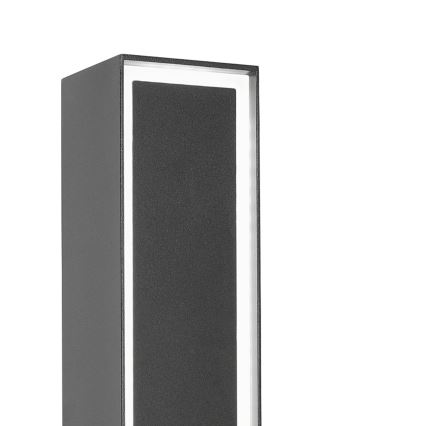 Външна LED лампа MODO, 8 W, 230 V, 4000 K, IP44, 50 см, черна